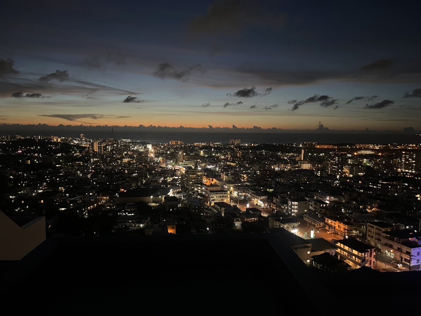 浦添方面夜景